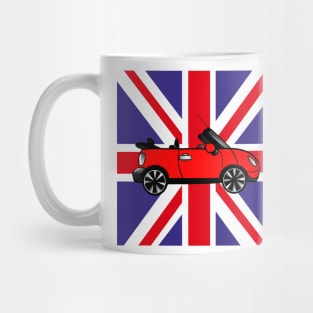 BEEP BEEP Mini, england flag Mug